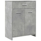 Bathroom Cabinet Concrete Grey 60x33x80 cm Engineered Wood 856286