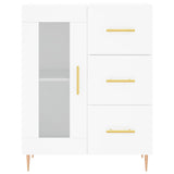 Highboard White 69.5x34x180 cm Engineered Wood 3199929