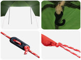 Car Tent with Roof Green 308 x 215 x 220 cm Polyester and Steel 42028547