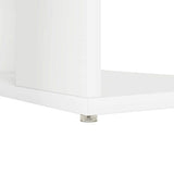 Desk with Shelf White 130 x 50.5 x 75 cm Engineered Wood 869498