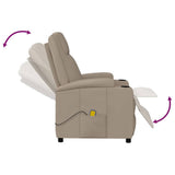 Massage Chair Cappuccino Faux Leather 321317