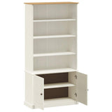 Bookcase VIGO White 85x35x170 cm Solid Wood Pine 353197
