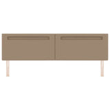 LED Headboard Cappuccino 200 cm Faux Leather 42007316