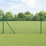 Welded Wire Fence Green 1.4 x 50 m Steel 42005115