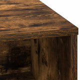 LED Sideboard Smoked Oak 71 x 34.5 x 75 cm Engineered Wood 869654