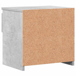 Bedside Cabinets 2 pcs Concrete Grey 40x30x39 cm Engineered Wood 803452