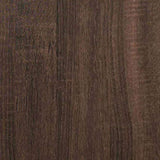 Bathroom Sink Cabinet Brown Oak 65x33x60 cm Engineered Wood 849278