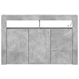 Sideboard Concrete Grey 116 x 30 x 75 cm Engineered Wood 3333879
