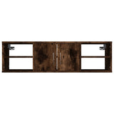Wall Shelf Smoked Oak 102x30x29 cm Engineered Wood 826363