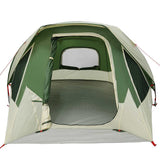 Camping Tent Cabin 4-Person Green Waterproof 4100664