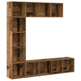 Book Cabinets 3 pcs Old Wood Engineered Wood 3328549