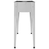 Garden Planter 100.5x40.5x90 cm Galvanised Steel 152262