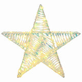 3D Star with 50 LEDs Warm white 55 x 52.5 x 9 cm PET 42019102