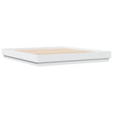 Bed Frame without Mattress White 200x200 cm 3209828