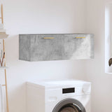 Wall Cabinet Concrete Grey 100x36.5x35 cm Engineered Wood 830120