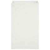 Garden Planter White 30 x 30 x 50 cm Cold-rolled Steel 8005346