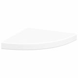323917 Floating Corner Shelves 2 pcs White 35x35x3,8 cm MDF