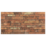 3D Wall Panels with Brown Brick Design 10 pcs EPS 149583