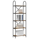 Bookshelf Smoked Oak 60 x 30 x 183 cm Engineered wood 879907