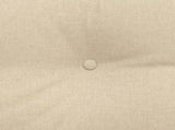 Back Pillow Cream 180 x 24 x 50 cm Fabric 42014564