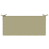 2-Piece Bench Cushions SOEST 2 pcs 100% Polyester Light Green 950185