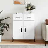 Sideboard High Gloss White 69.5x34x90 cm Engineered Wood 827990