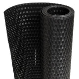 Balcony Screen Black 400x80 cm Poly Rattan 156298