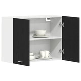 Hanging Cabinet Lyon Black Oak 80 x 31 x 60 cm Engineered Wood 863144