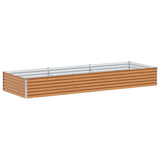 Garden Raised Bed 290 x 100 x 36 cm Galvanised Steel 42017360