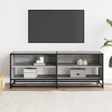 TV Cabinet Grey Sonoma 120.5x40x46 cm Engineered Wood and Metal 848892