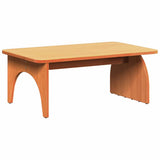 Coffee Table Wax Brown 80 x 50 x 31 cm Solid pine wood 873519