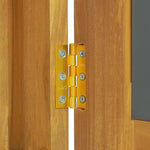 ZNTS Mirror Cabinet 60x10x40 cm Solid Wood Teak 338242