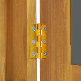 ZNTS Mirror Cabinet 60x10x40 cm Solid Wood Teak 338242