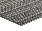 Carpet 20 pcs Striped Anthracite 50 x 50 cm 100% Polypropylene 42046745