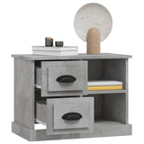 Bedside Cabinet Concrete Grey 60x35.5x45 cm 816372