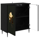 Sideboard BREMEN Black Oak 69 x 33 x 76 cm Engineered Wood 8006947