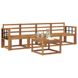 Outdoor Sofa Set 5 pcs Natural 3365982