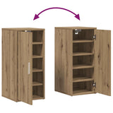 Shoe Cabinet Artisan Oak 32x35x70 cm Engineered Wood 856706