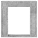 Fireplace Surround Concrete Grey 100 x 20 x 100 cm 8006618