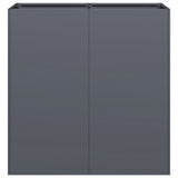 Planter Anthracite 80x40x80 cm Cold-rolled Steel 860712