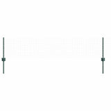 Fence Post 22 pcs Green 80 cm Steel 3335910