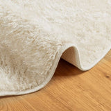 Rug ISTAN High Pile Shiny Look Cream 160 cm 375672