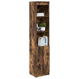 Highboard Smoked Oak 37.5x35x180 cm Engineered Wood 861674