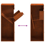 Parcel Drop Box Rusty 41 x 38 x 103 cm Weathering Steel 874939