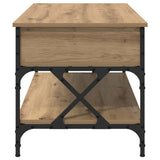 Coffee Table Artisan Oak 100 x 50 x 50 cm Engineered Wood 883042