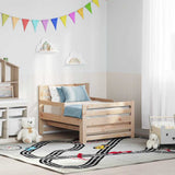 Bed Frame with Headboard Brown 80 x 200 cm Engineered Wood 877206