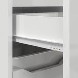Bathroom Cabinet High Gloss White 30.5 x 30 x 101 cm 888741