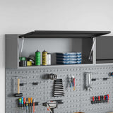 Tool Cabinet with Storage Black and Grey 100 x 25 x 35 cm 4103479