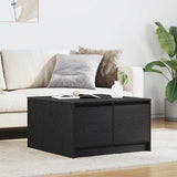 Coffee Table with Drawers Black Oak 70.5x70x40 cm 3328409