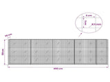 Gabion with 5 mm Wire and 5x5 cm Mesh 450x20x150 cm 3464091